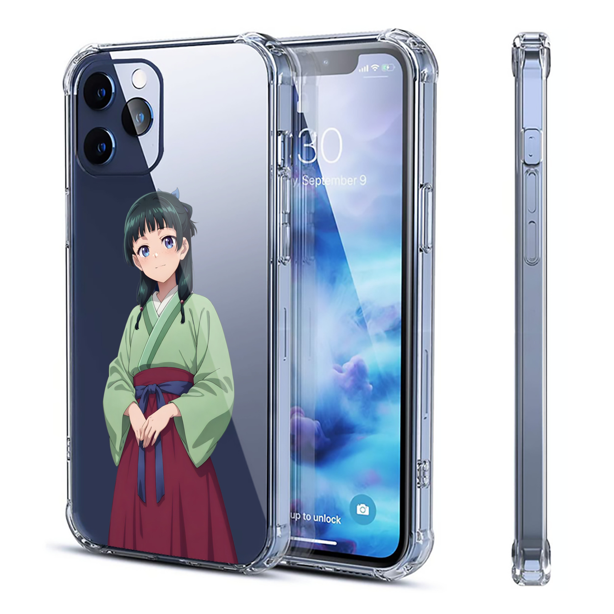 （画像用） 薬屋のひとりごと The Apothecary Diaries 【iPhone 12シリーズ対応】透明スマホケース（クリアソフトケース）